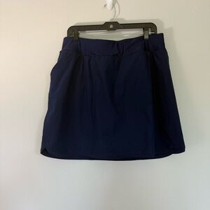 Lands' End Navy Blue Quick Dry Skort